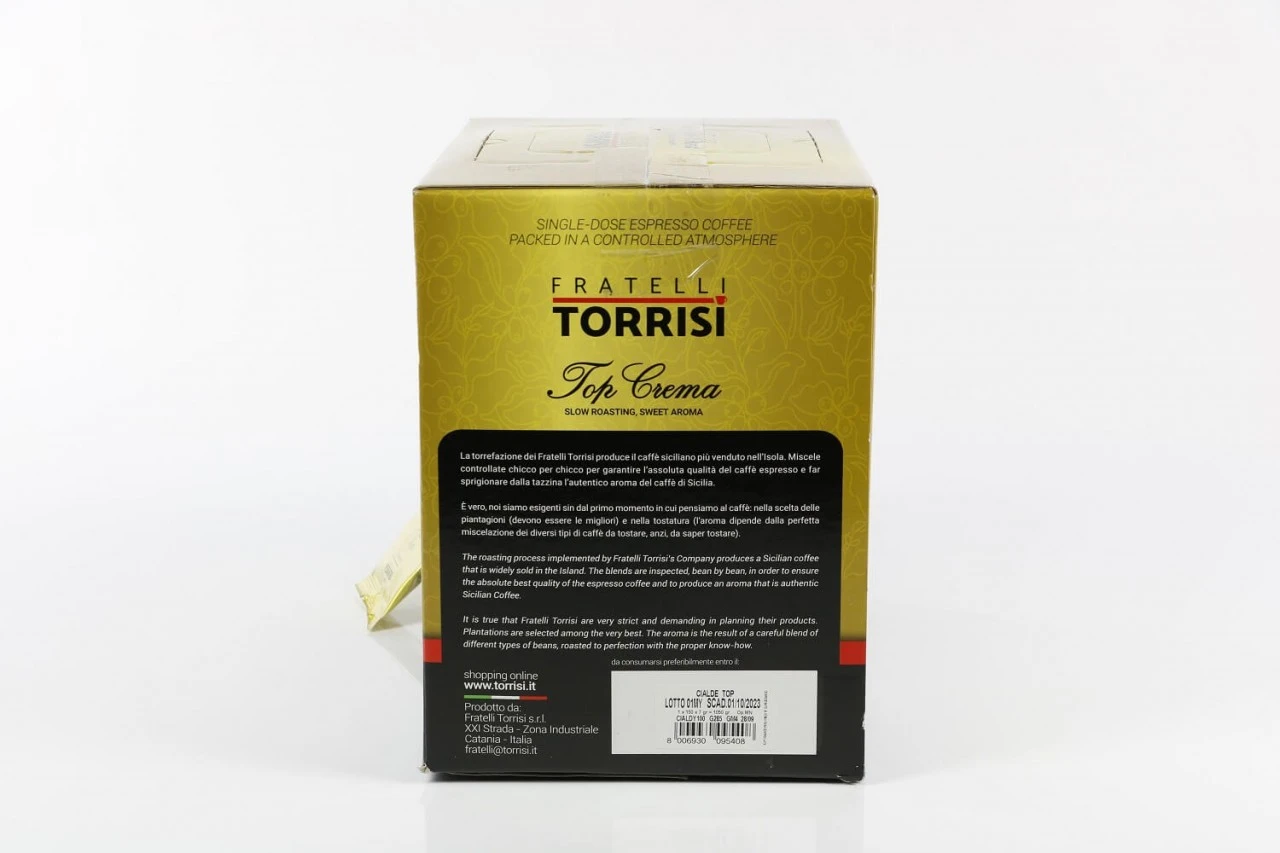Torrisi Espresso TOP CREMA ESE Pads 150 Stück 4 Torrisi Espresso TOP CREMA ESE Pads 150 Stück – Bild 2