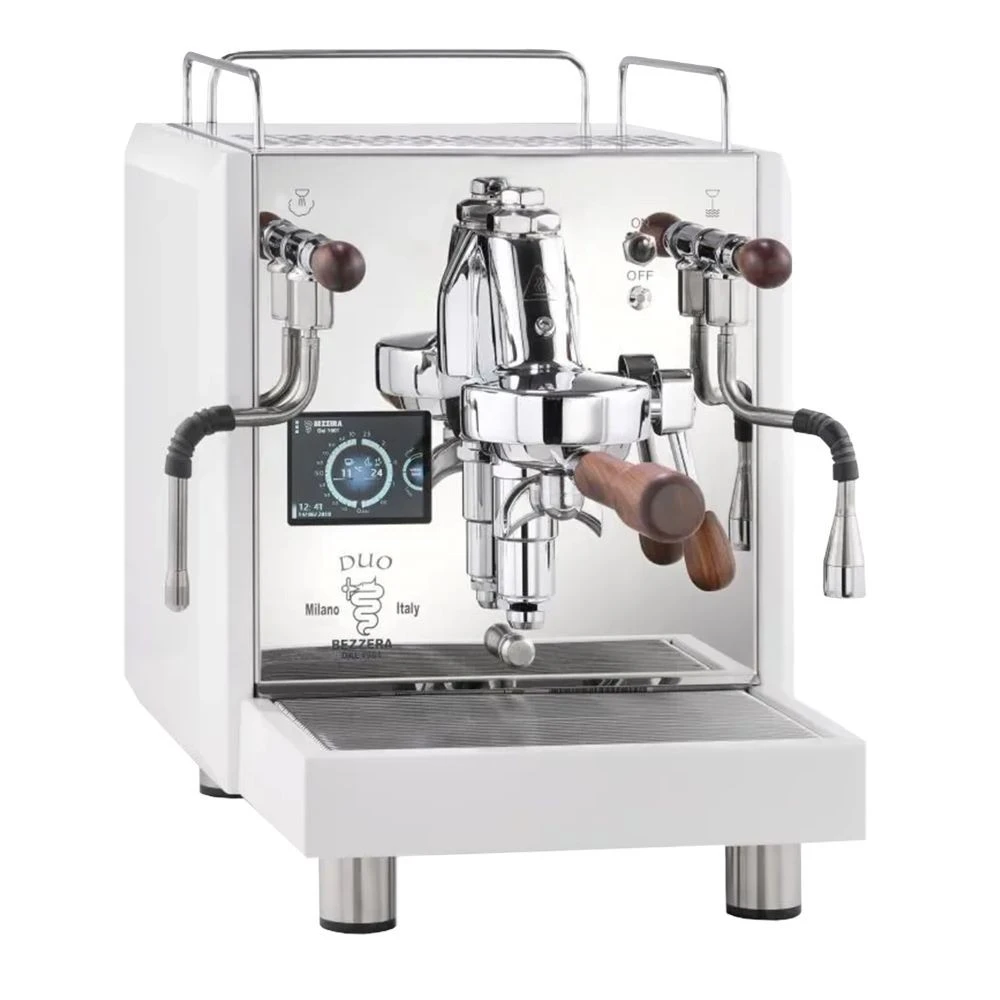 Bezzera Duo MN Weiß - 2-Kreis Siebträger Espressomaschine - Mit Rotationspumpe & E61 Brühkopf 3 Bezzera Duo MN Weiß - 2-Kreis Siebträger Espressomaschine - Mit Rotationspumpe & E61 Brühkopf
