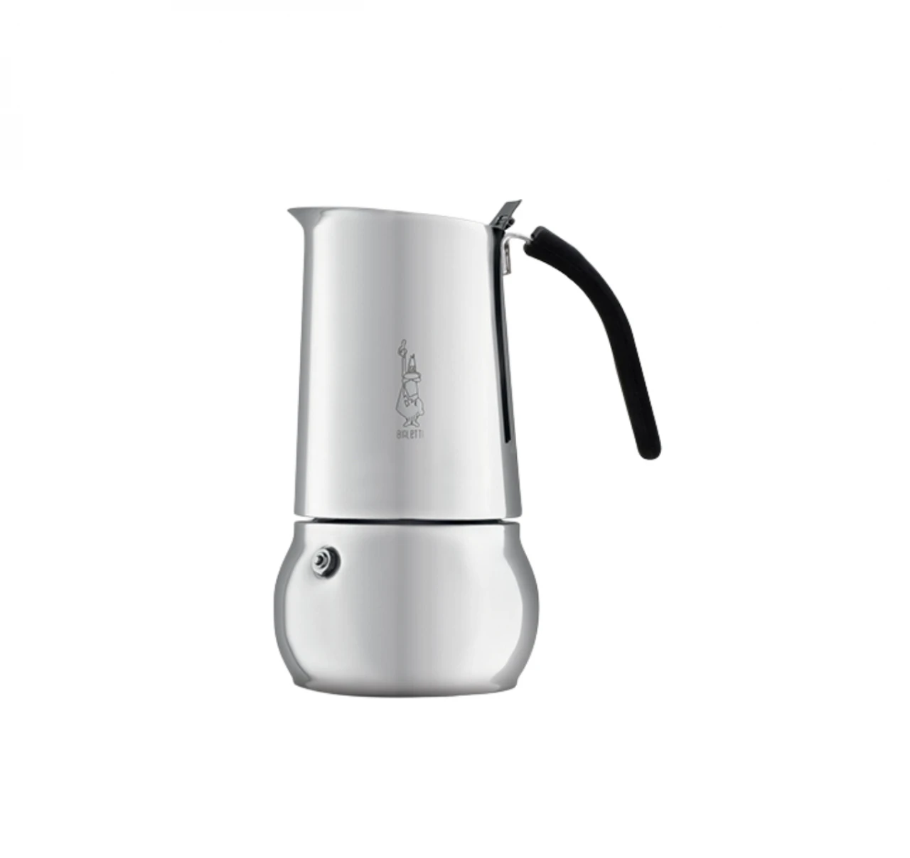 Bialetti Kitty Herdkanne Für 2 Tassen In Edelstahl 3 Bialetti Kitty Herdkanne Für 2 Tassen In Edelstahl