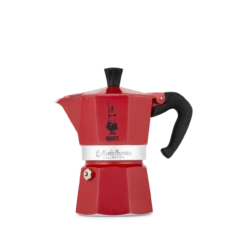 Bialetti Espressokocher Moka Express Rot - 3 Tassen