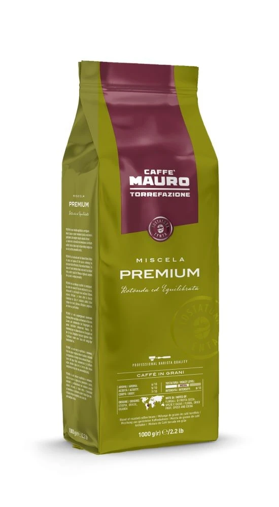 Mauro Espressobohnen Premium 1kg 5 Mauro Espressobohnen Premium 1kg – Bild 3