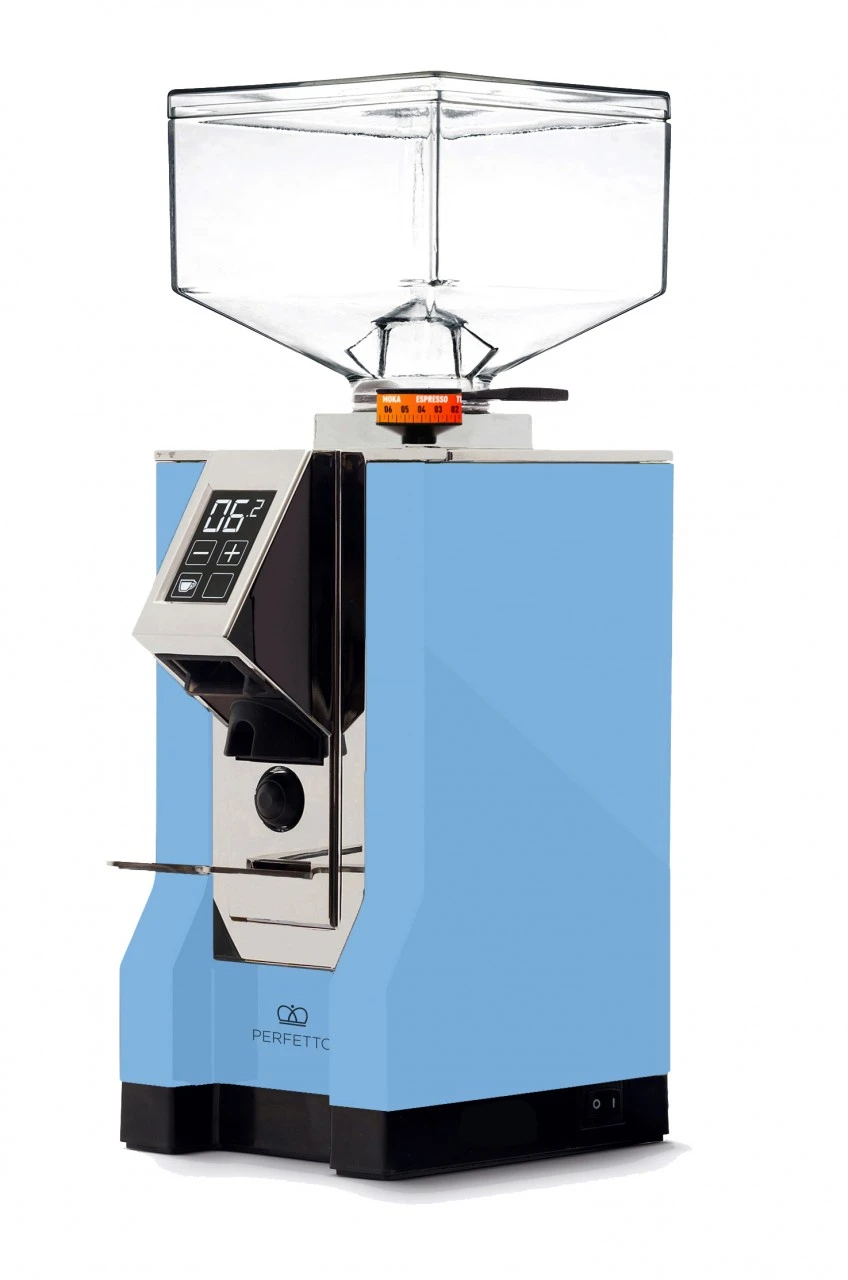 Eureka MIGNON PERFETTO Espressomühle - Paleblue 16 CR - Timer Für 1 Und 2 Tassen - 5 Jahre Garantie 3 Eureka MIGNON PERFETTO Espressomühle - Paleblue 16 CR - Timer Für 1 Und 2 Tassen - 5 Jahre Garantie