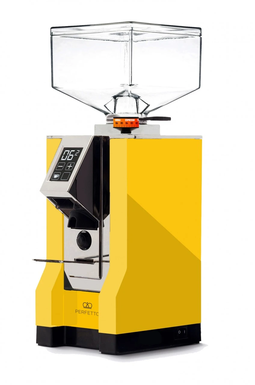 Eureka MIGNON PERFETTO Espressomühle - Gelb 16CR - Timer Für 1 Und 2 Tassen - 5 Jahre Garantie 3 Eureka MIGNON PERFETTO Espressomühle - Gelb 16CR - Timer Für 1 Und 2 Tassen - 5 Jahre Garantie