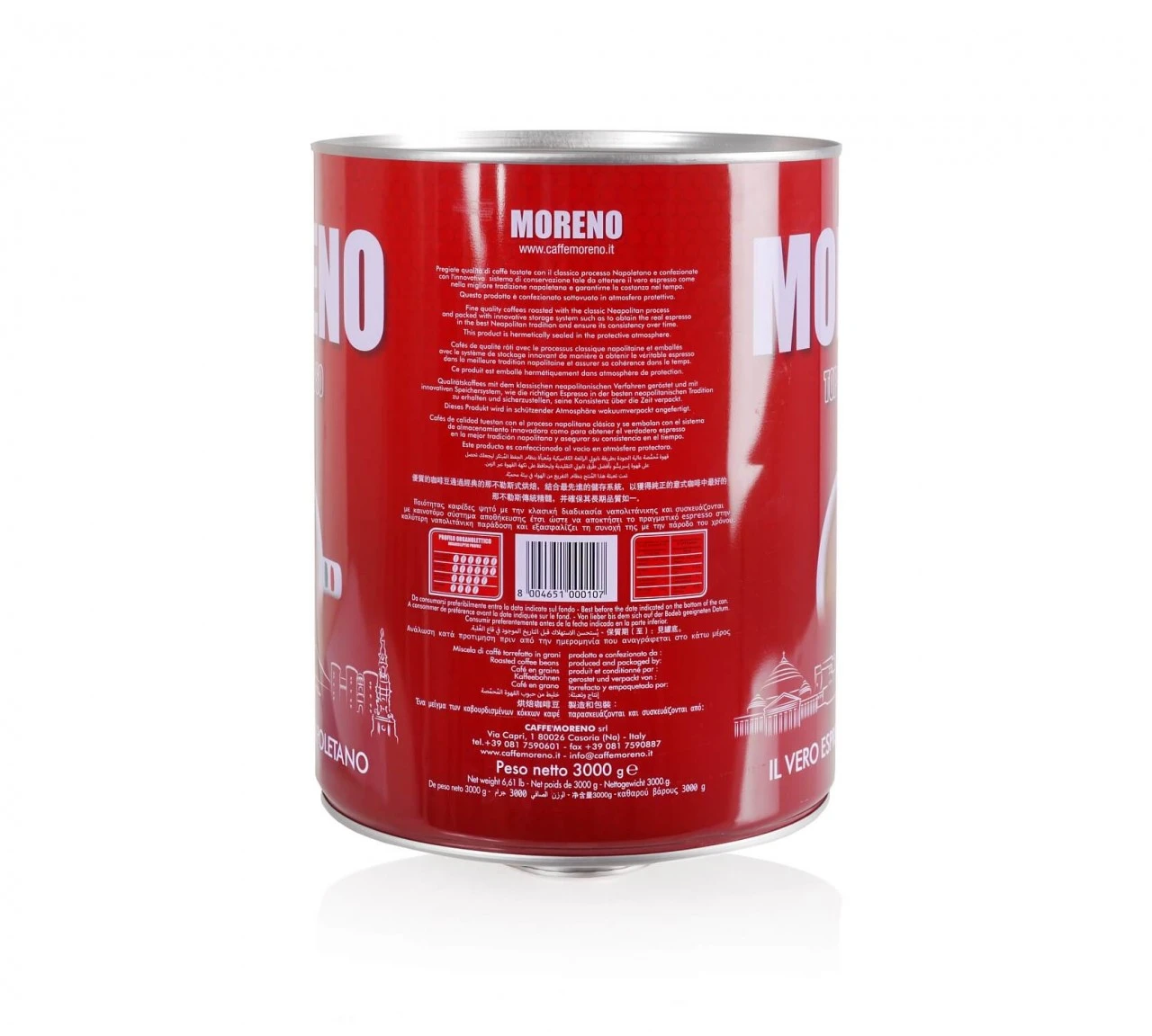 Moreno Top Espresso 3Kg Espressobohnen In Der Dose 4 Moreno Top Espresso 3Kg Espressobohnen In Der Dose – Bild 2