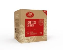 Saquella Espresso Cremoso ESE Pads - 150 Stück