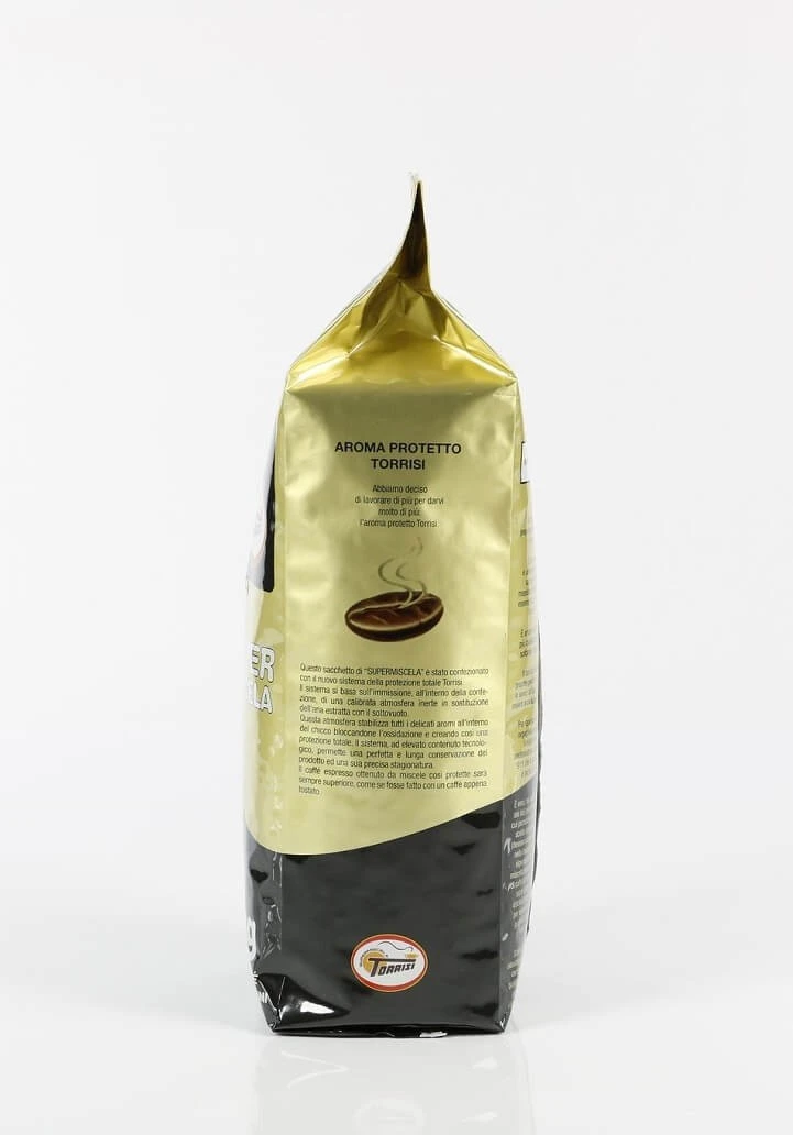 Torrisi Espresso Supermiscela 1kg Bohnen 5 Torrisi Espresso Supermiscela 1kg Bohnen – Bild 3